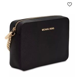 Michael Kors Leather Jet Set East West Crossbody